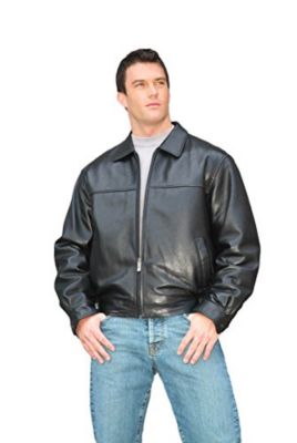Reed Men's New Zealand Lambskin Blouson Leather Jacket