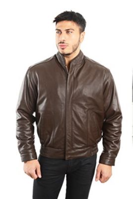 Genuine Lambskin Leather Stand Up Collar S5Z Bomber Jacket - Reed Est. 1950 Men's Coat