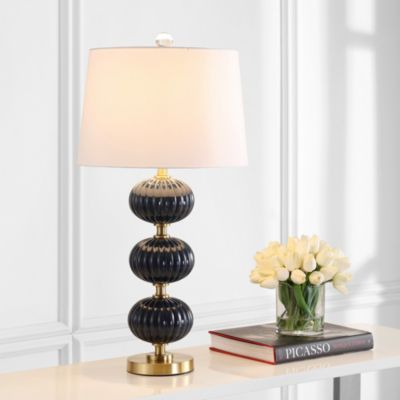 Jonathan Y Carter Glass Led Table Lamp