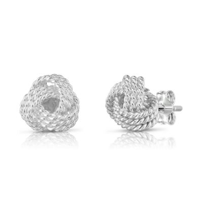 ChicSilver Heart Stud Earrings for Little Girls Hypoallergenic 925 Sterling Silver Tiny Charms Women Jewelry Gift, Women's, Size: Small, Grey Type