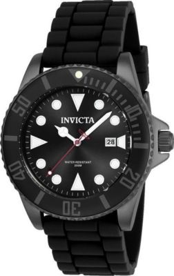 Invicta Men's Pro Diver Quartz Steel Case Rubber Watch
