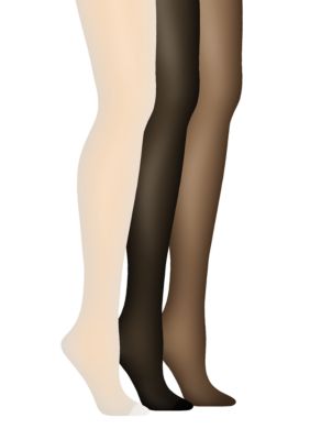 Hanes Women's Alive Full Support Control Top Pantyhose - 6 Pack C06810,  Jet, D, Jet, D : : Clothing, Shoes & Accessories