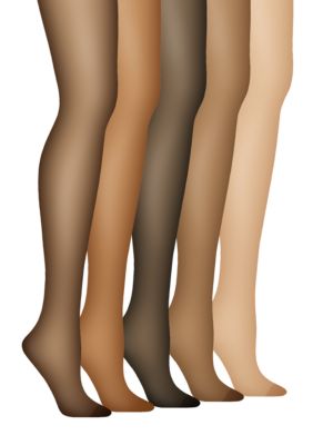 Hanes Womens Set of 3 Alive Full Support Control Top RT Pantyhose E, Jet :  : Clothing, Shoes & Accessories