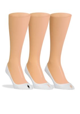 Polo Ralph Lauren Women's Ultra Low Liner Socks - 3 Pack