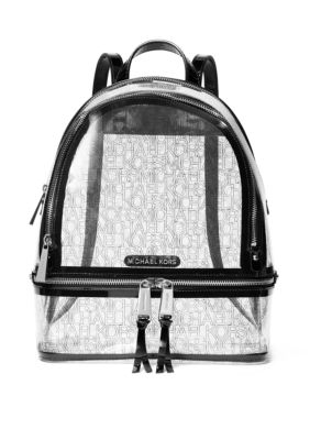 MICHAEL Michael Kors Rhea Medium Clear Backpack | belk
