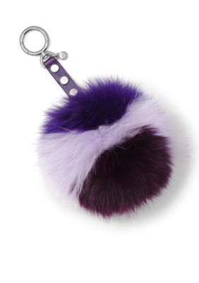 MICHAEL Michael Kors Charms Fur Lollipop Pom Pom Keychain | belk