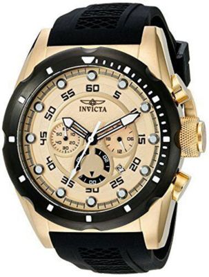 Invicta Men's Gold Ion-Plated Stainless Steel Watch