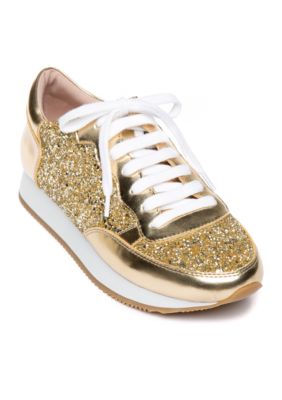 kate spade new york® Felicia Glitter Trainer Sneaker | belk
