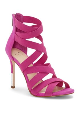 Jessica Simpson Jyra Pink Strappy Heels | belk
