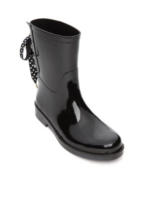 Crown & Ivy™ Rayme Lace Rubber Boot | belk