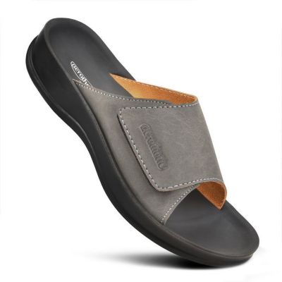 Doris Open Toe Arch Support Women's Slide Sandals – Aerothotic