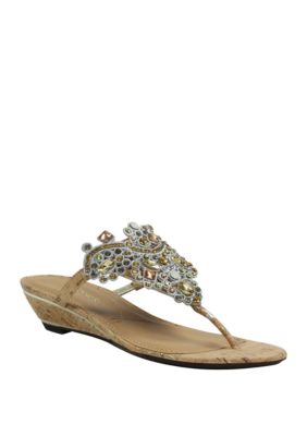 J Reneé Marisella Low Wedge Sandals | belk