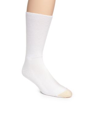 Gold Toe® 2-Pack Non-Binding Super Soft Crew Socks | belk