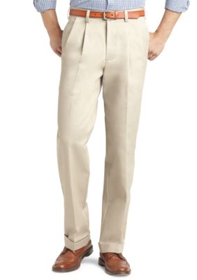 IZOD Classic Fit American Chino Pleated Wrinkle-Free Pants | belk