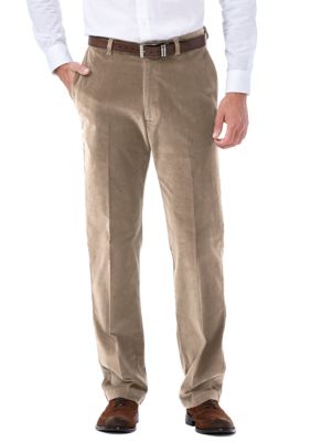 Haggar® Classic-Fit Stretch Corduroy Flat-Front Pants | belk