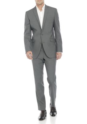 Kenneth Cole Light Gray Check Suit | belk