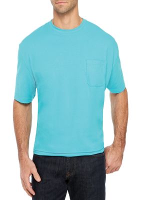 Saddlebred® Big & Tall Comfort Flex Solid Jersey T-Shirt | belk