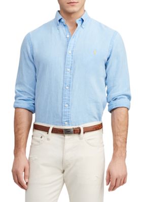 Polo Ralph Lauren Classic Fit Linen Shirt | belk
