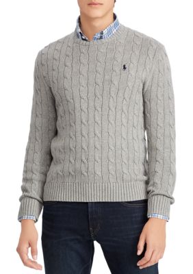Polo Ralph Lauren Big & Tall Cable-Knit Cotton Sweater | belk