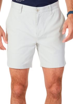 Nautica Men's 6.5 In Flat Front Deck Shorts