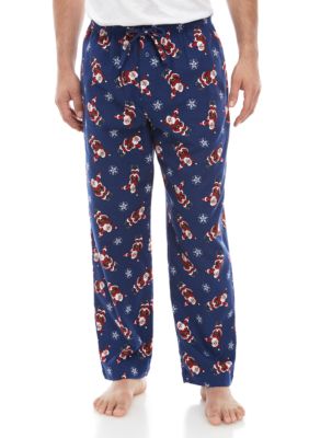 Saddlebred® Christmas Santa Flannel Pajama Pants | belk