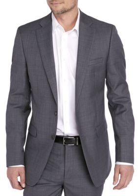 Calvin Klein Gray Sharkskin Suit Separate Coat | belk
