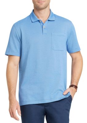Van Heusen Short Sleeve Flex Jacquard Stripe Polo Shirt | belk
