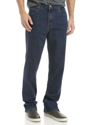 Saddlebred® Stretch 5-Pocket Relaxed Dark Wash Jeans | belk
