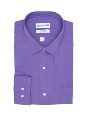 Saddlebred® Long Sleeve Easy Care Stretch Point Collar Dress Shirt | belk