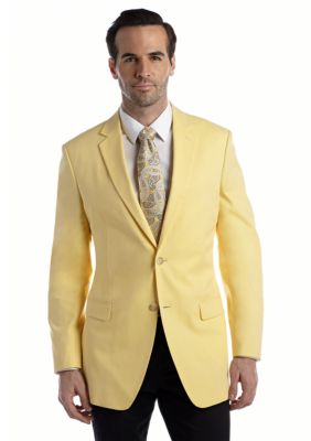 Saddlebred® Classic-Fit Yellow Chambray Sport Coat | Belk