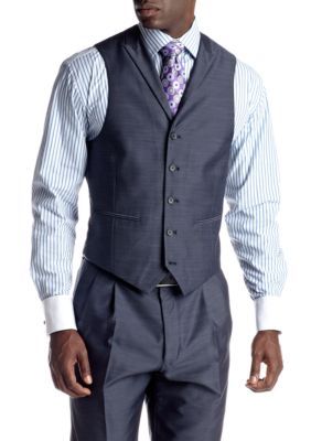 Steve Harvey® Blue Suit Separate Vest - Belk.com