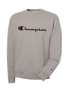 Champion® Graphic Powerblend Fleece Crew Neck Sweater | belk