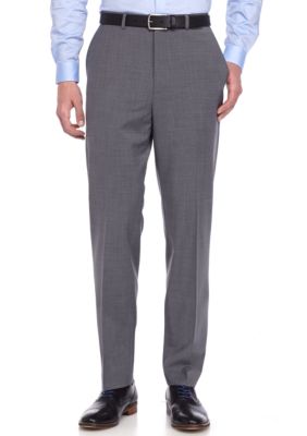 Crown & Ivy™ Slim Fit Gray Stretch Suit Pants | belk