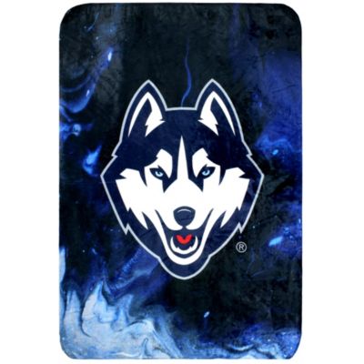 College Covers Connecticut Huskies Ncaa Uconn Huskies Sublimated Soft Throw Blanket
