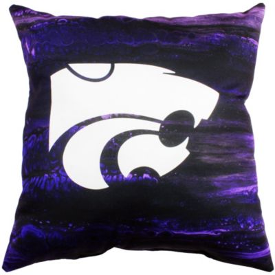 College Covers Ncaa Kansas State Wildcats 2 Sided Color Swept Decorative Pillow, 16 X 16 -  0842141062000