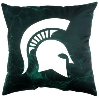 College Covers Ncaa Michigan State Spartans 2 Sided Color Swept Decorative Pillow