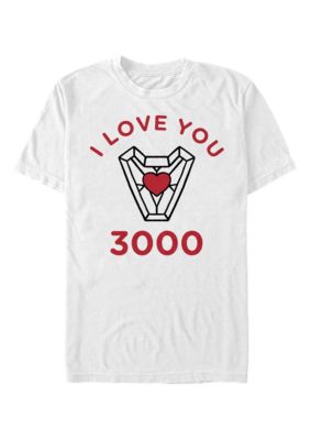 Avengers Endgame Men's Big & Tall Love You Heart Graphic T-Shirt