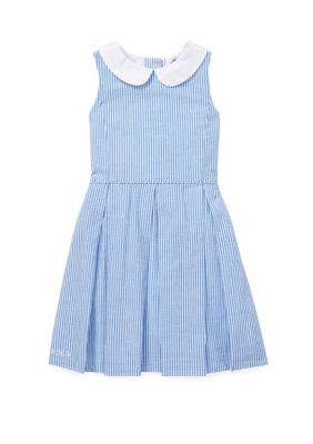 Ralph Lauren Childrenswear Toddler Girls Seersucker Fit and Flare Dress ...