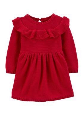 Carter's® Baby Girls Ruffle Holiday Dress | belk