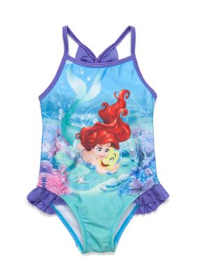 Disney Princess Little Mermaid 1-Piece Swimsuit Toddler Girls | belk