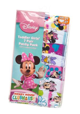 Handcraft 7-Pack Minnie Mouse Underwear Toddler Girls