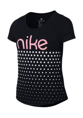 Nike Girls 7 16 Multi Dot T Shirt Belk