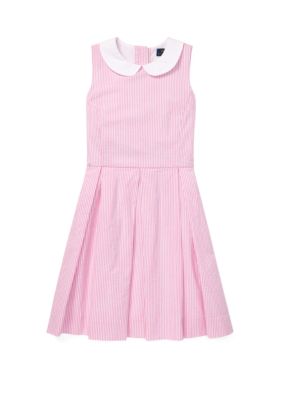 Ralph Lauren Childrenswear Girls 7-16 Seersucker Fit and Flare Dress | belk