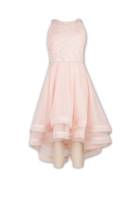 Speechless Girls 7-16 Air Blush Lace Halter Dress | belk