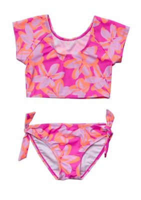 Buy Tangerine Tie Crop Bikini by Snapper Rock online - Snapper Rock
