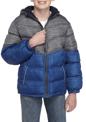 London Fog Boys Jacket Striped Sleeves Outdoor Clothing Outdoor ...