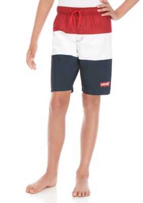 Nike boys 8 20 linen split volley shorts new look