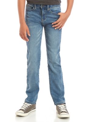 TRUE CRAFT Boys 8-20 Fashion Straight Fit Knit Denim Jeans | belk