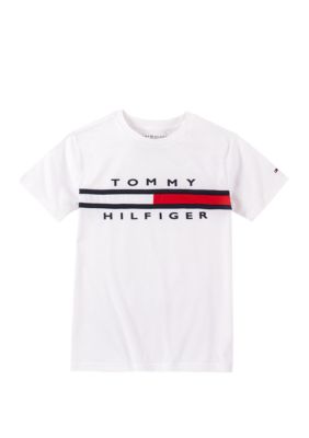 melodramatiske lejlighed Indrømme Tommy Hilfiger Boys 8-20 Signature Short Sleeve T Shirt | belk