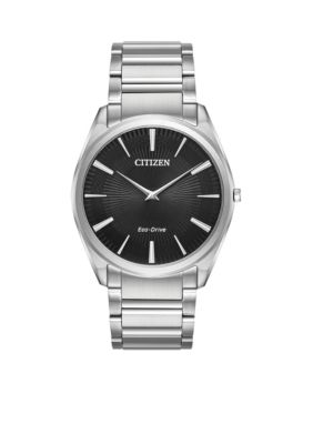 Citizen Men's Stainless Steel Eco-Drive Stiletto Watch